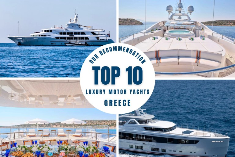 Top 10 Luxury Motor Yacht Charters in Greece for 2026
