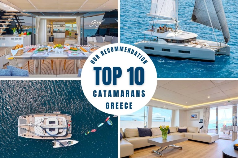 Top 10 Crewed Catamaran Charters in Greece for 2026