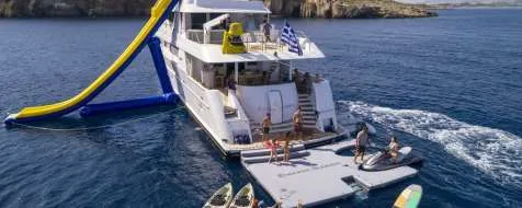 Top 5 Greek Motor Yacht Charters Under €55,000/week – Hot Deals