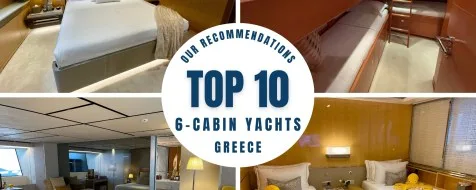 10 Best 6-Cabin Motor Yachts in Greece for Families, Friends & Flexibility